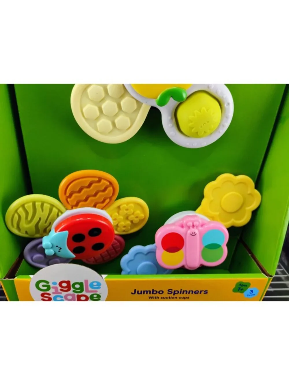 Gigglescape Jumbo Spinners Kids Developmental Toys Set